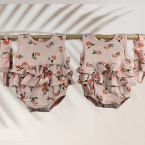 0-3M Baby Girl Rompers *SOLD AS SET*